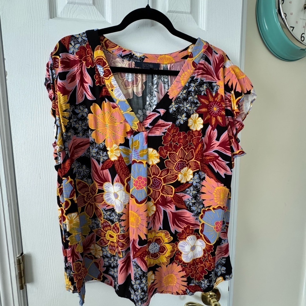 RACHEL Rachel Roy floral tropical Blouse
